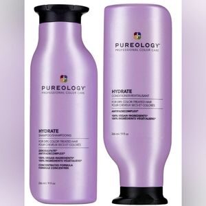 NWT FULL SET Pureology Hydrate Purple Shampoo/Conditioner 100% VEGAN DUO